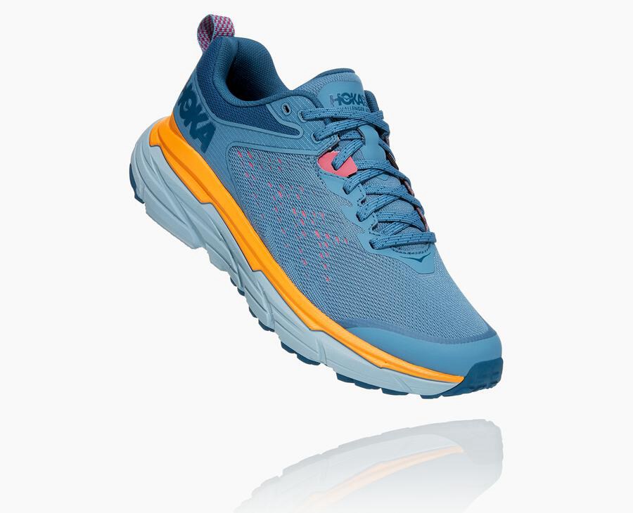 Tenis Hoka One One Trail Mujer Azules - Challenger Atr 6 - YIKZ39056